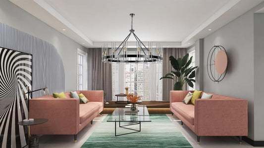 48 Inch Black Wagon Wheel Chandelier with Glass Shade, 16 Lights, Modern Farmhouse Style, Ideal for Dining Room, Kitchen, Entryways