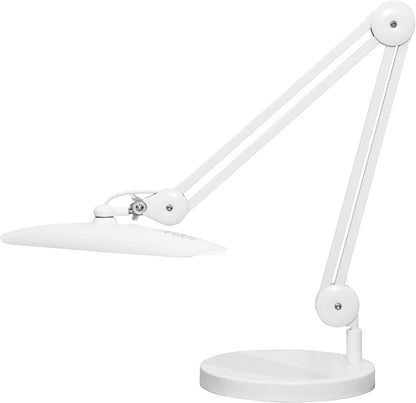 Neatfi XL 2,200 Lumens LED Desk Lamp with Clamp, 24W Bright Architect Task Lamp, 20 Inches Dimmable Computer Light, Adjustable Desk Light for Home, Office, Crafts, Nails & Hobbies (Non-CCT, White)