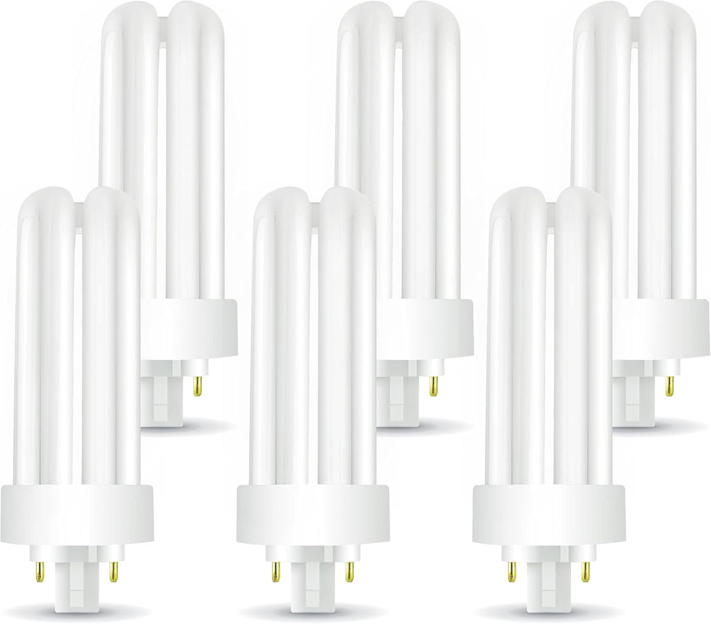 Circle (10 Pack) PLT-26W 841, 4 Pin GX24q-3, 26 Watt Triple Tube, Compact Fluorescent Light Bulb
