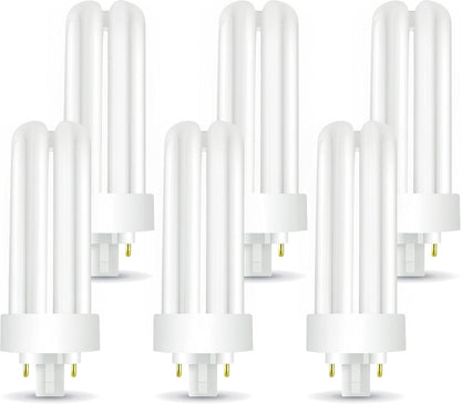 Circle (10 Pack) PLT-26W 841, 4 Pin GX24q-3, 26 Watt Triple Tube, Compact Fluorescent Light Bulb