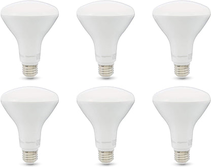 Amazon Basics BR30 LED Light Bulb, 65 Watt Equivalent, Energy Efficient 11W, E26 Standard Base, Soft White 2700K, Dimmable, 10,000 Hour Lifetime , 16-Pack
