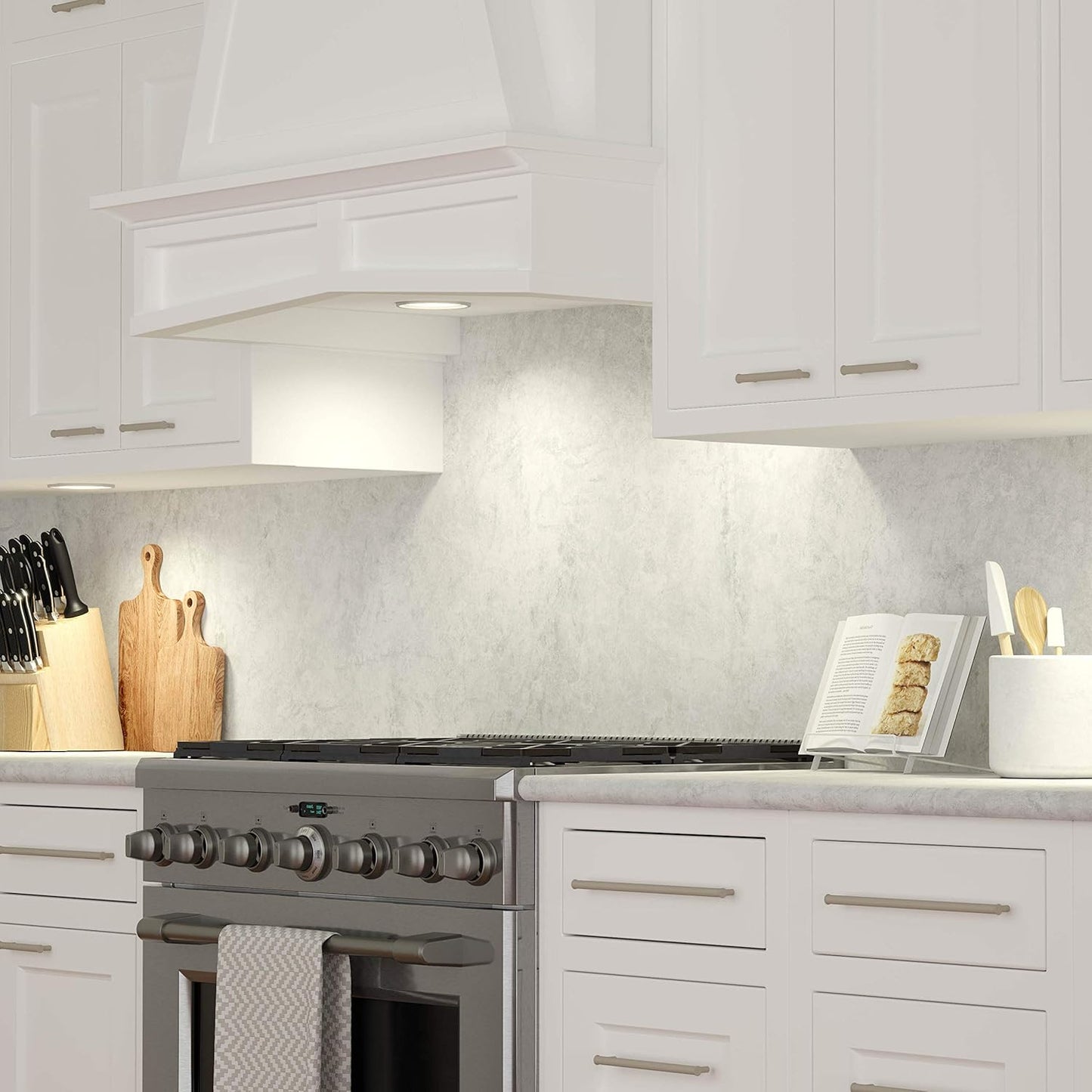 Amazon Basics BR30 LED Light Bulb, 65 Watt Equivalent, Energy Efficient 11W, E26 Standard Base, Soft White 2700K, Dimmable, 10,000 Hour Lifetime , 16-Pack